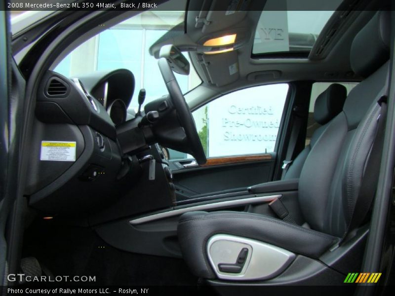 Black / Black 2008 Mercedes-Benz ML 350 4Matic