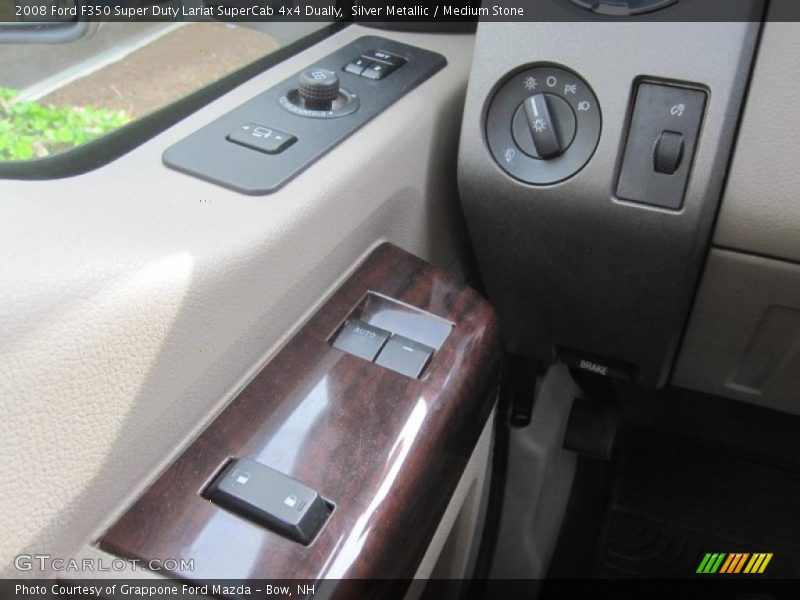 Silver Metallic / Medium Stone 2008 Ford F350 Super Duty Lariat SuperCab 4x4 Dually