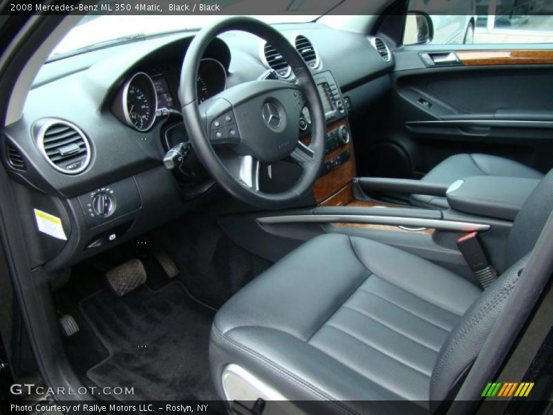 Black / Black 2008 Mercedes-Benz ML 350 4Matic