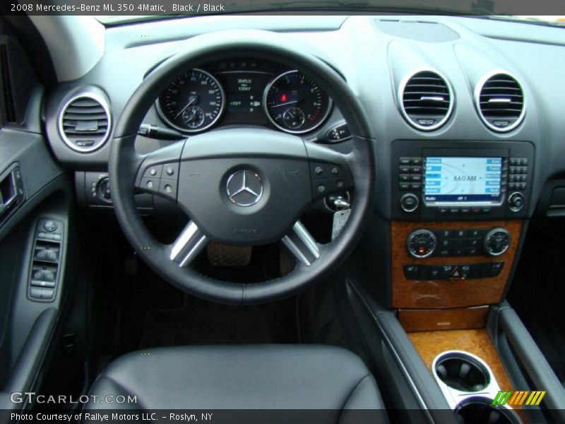 Black / Black 2008 Mercedes-Benz ML 350 4Matic