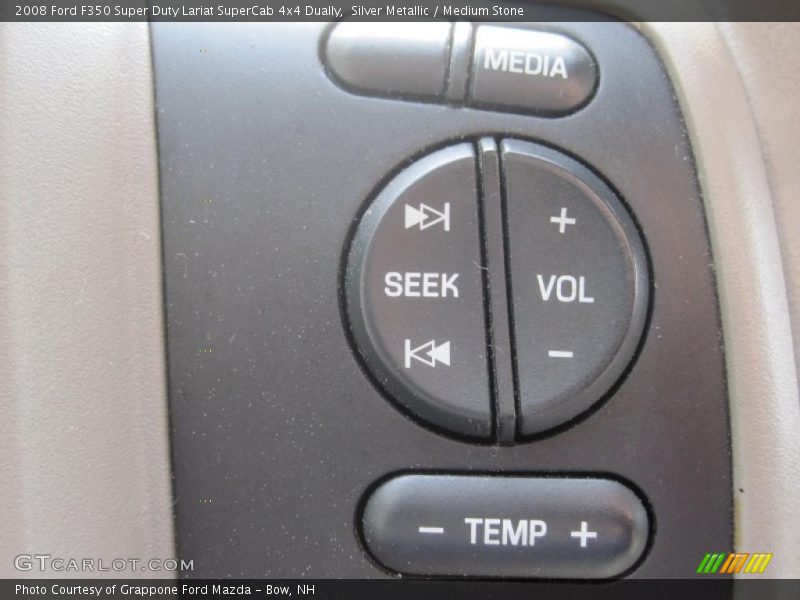 Silver Metallic / Medium Stone 2008 Ford F350 Super Duty Lariat SuperCab 4x4 Dually