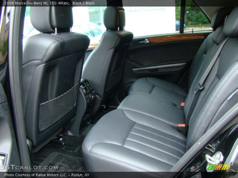 Black / Black 2008 Mercedes-Benz ML 350 4Matic