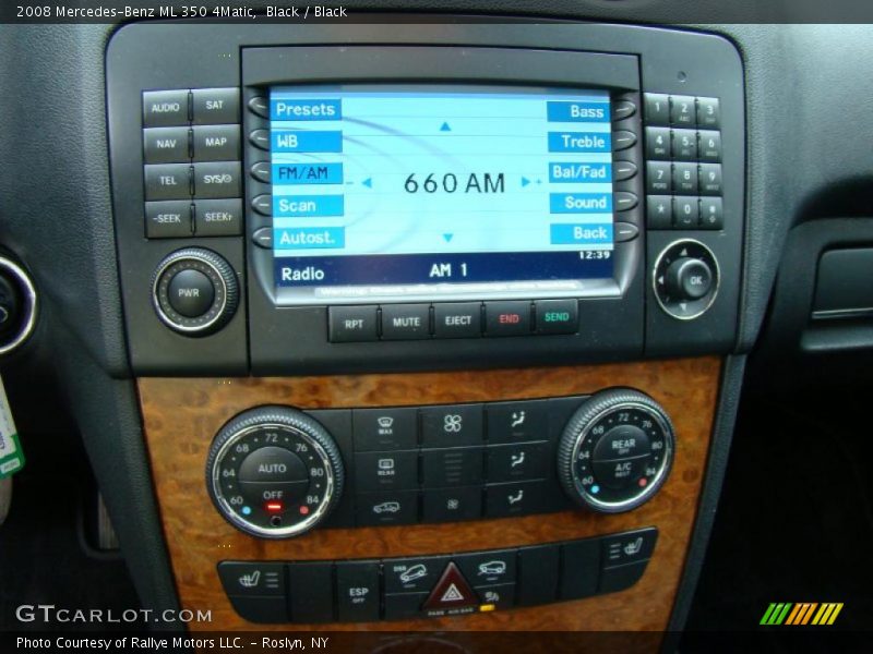 Black / Black 2008 Mercedes-Benz ML 350 4Matic