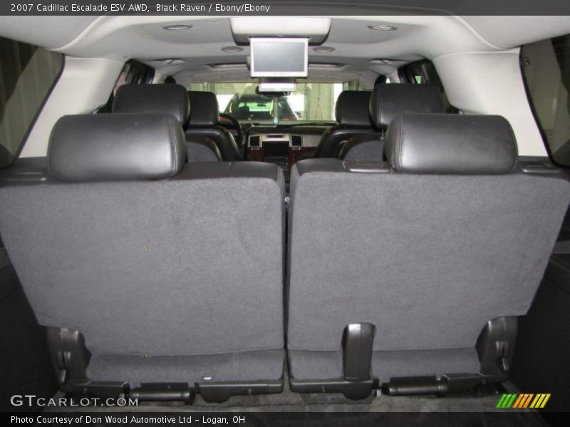 Black Raven / Ebony/Ebony 2007 Cadillac Escalade ESV AWD