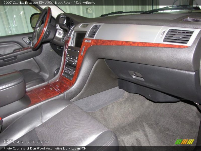 Black Raven / Ebony/Ebony 2007 Cadillac Escalade ESV AWD