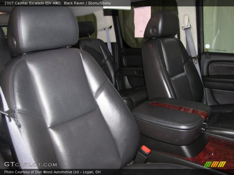 Black Raven / Ebony/Ebony 2007 Cadillac Escalade ESV AWD