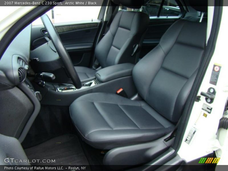 Arctic White / Black 2007 Mercedes-Benz C 230 Sport