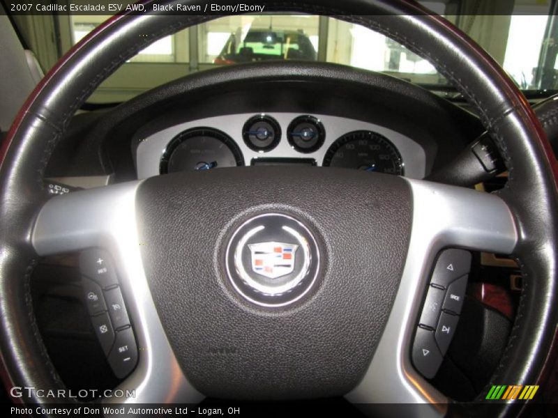 Black Raven / Ebony/Ebony 2007 Cadillac Escalade ESV AWD