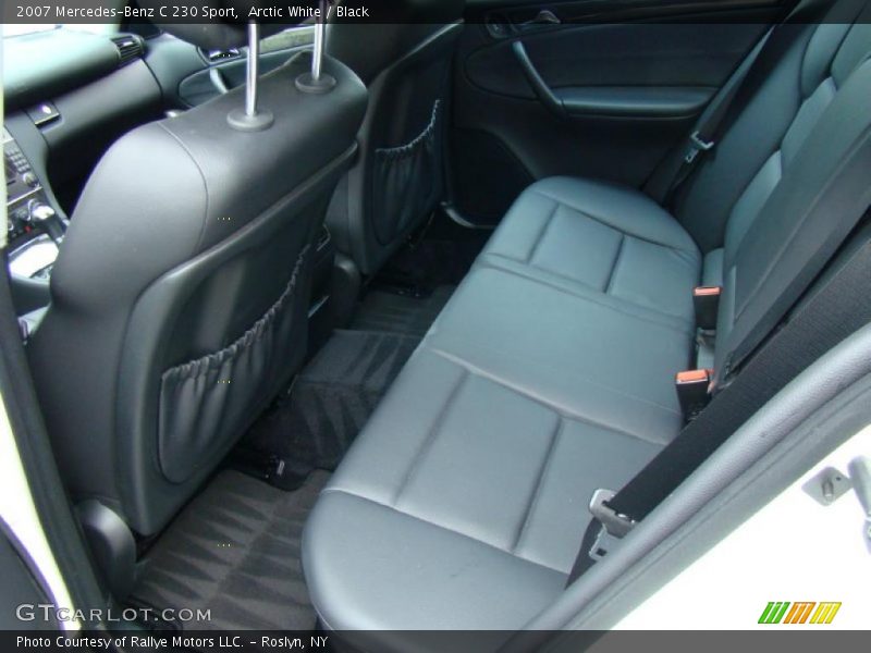 Arctic White / Black 2007 Mercedes-Benz C 230 Sport