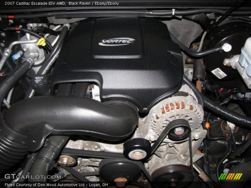 Black Raven / Ebony/Ebony 2007 Cadillac Escalade ESV AWD