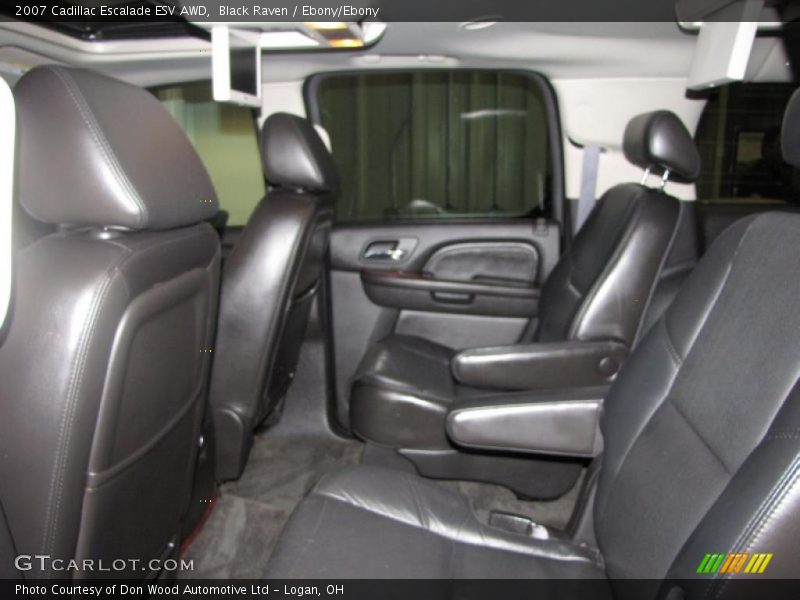 Black Raven / Ebony/Ebony 2007 Cadillac Escalade ESV AWD