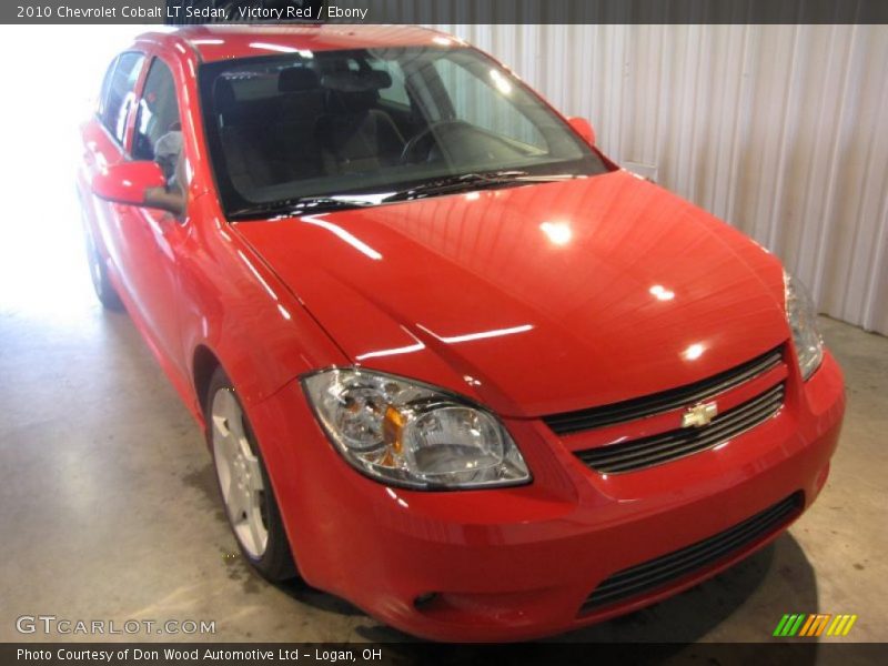 Victory Red / Ebony 2010 Chevrolet Cobalt LT Sedan