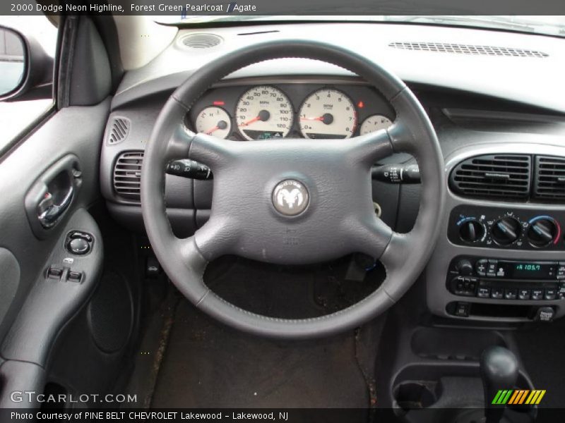 Forest Green Pearlcoat / Agate 2000 Dodge Neon Highline