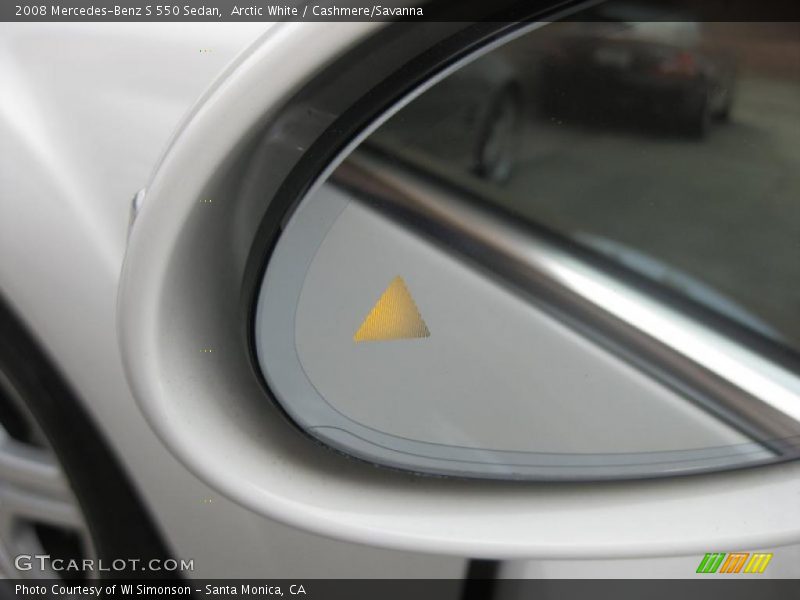 Arctic White / Cashmere/Savanna 2008 Mercedes-Benz S 550 Sedan