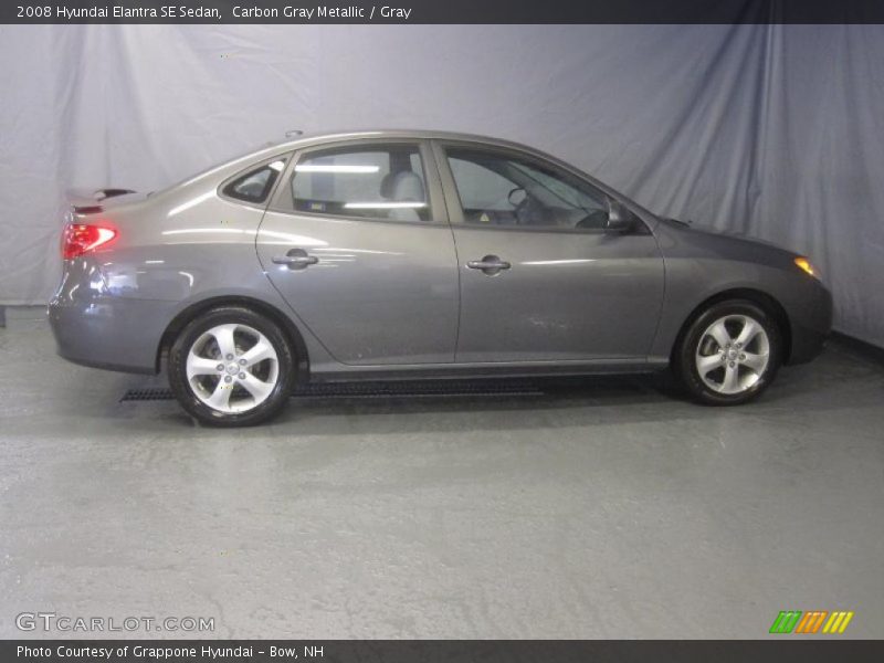 Carbon Gray Metallic / Gray 2008 Hyundai Elantra SE Sedan
