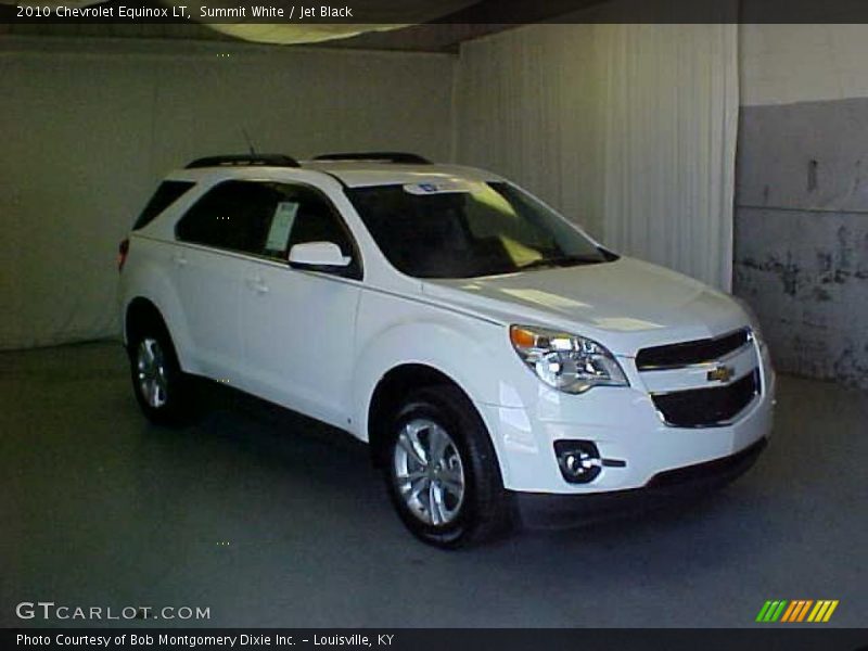 Summit White / Jet Black 2010 Chevrolet Equinox LT