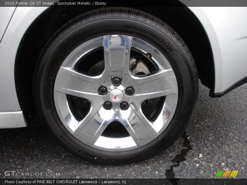 Quicksilver Metallic / Ebony 2010 Pontiac G6 GT Sedan