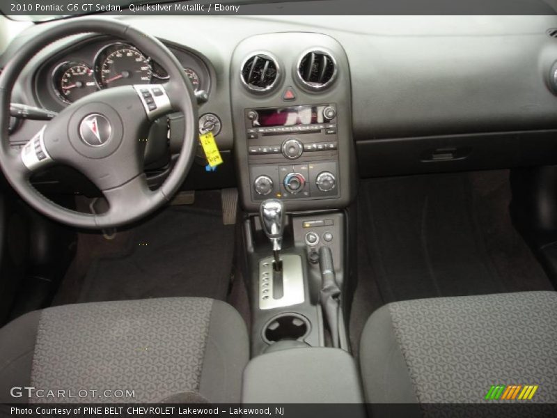 Quicksilver Metallic / Ebony 2010 Pontiac G6 GT Sedan