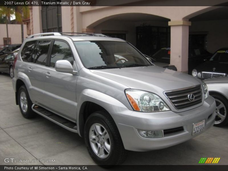 Titanium Metallic / Dark Gray 2007 Lexus GX 470