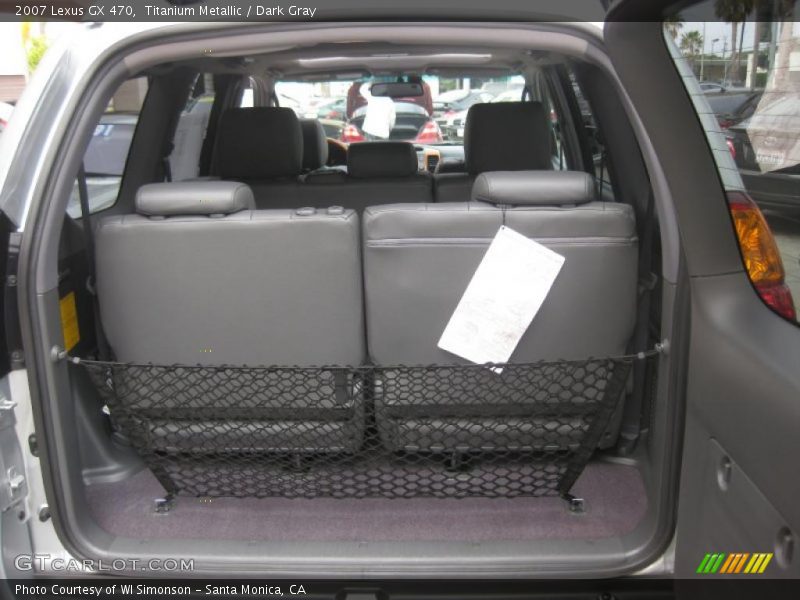 Titanium Metallic / Dark Gray 2007 Lexus GX 470