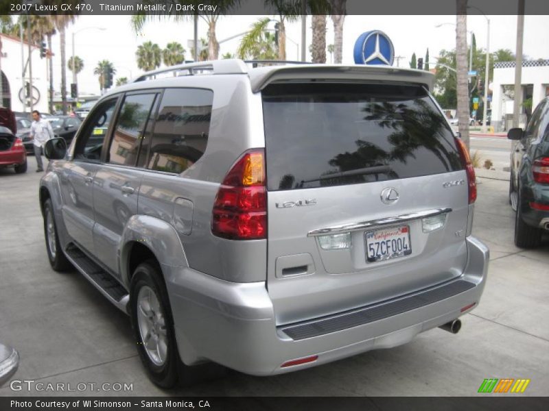 Titanium Metallic / Dark Gray 2007 Lexus GX 470