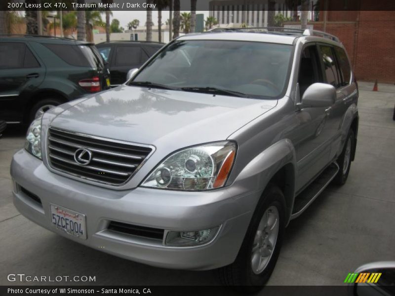 Titanium Metallic / Dark Gray 2007 Lexus GX 470