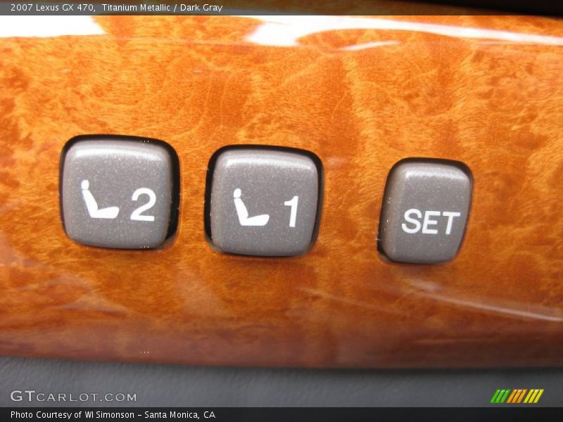 Titanium Metallic / Dark Gray 2007 Lexus GX 470
