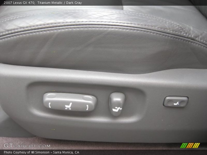 Titanium Metallic / Dark Gray 2007 Lexus GX 470