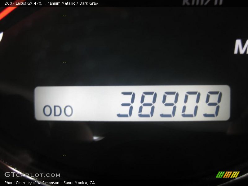 Titanium Metallic / Dark Gray 2007 Lexus GX 470