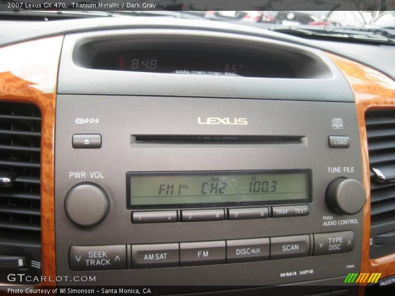 Titanium Metallic / Dark Gray 2007 Lexus GX 470