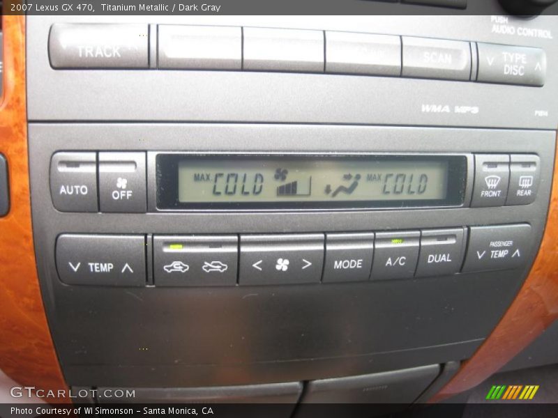 Titanium Metallic / Dark Gray 2007 Lexus GX 470