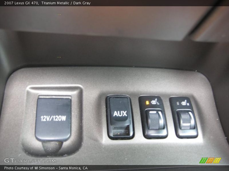 Titanium Metallic / Dark Gray 2007 Lexus GX 470