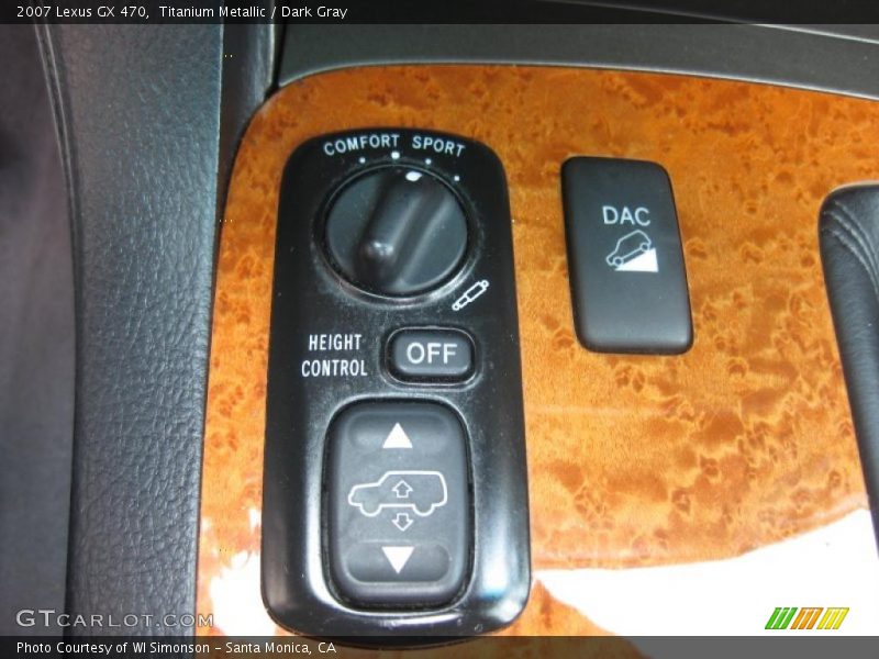Titanium Metallic / Dark Gray 2007 Lexus GX 470