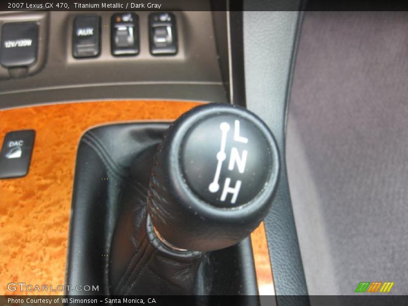 Titanium Metallic / Dark Gray 2007 Lexus GX 470