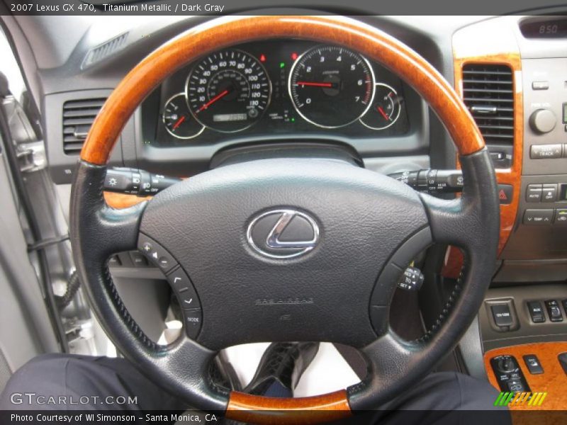 Titanium Metallic / Dark Gray 2007 Lexus GX 470