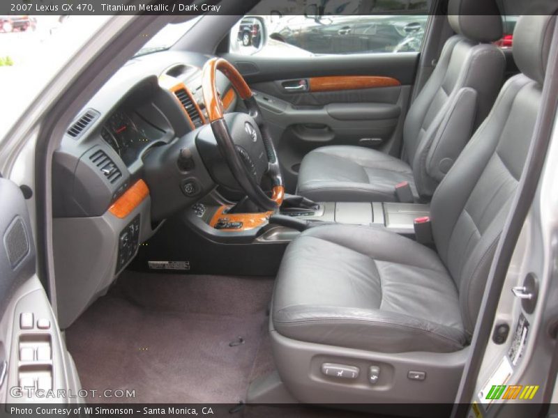 Titanium Metallic / Dark Gray 2007 Lexus GX 470