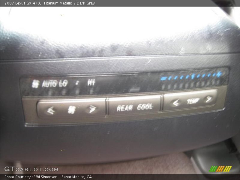 Titanium Metallic / Dark Gray 2007 Lexus GX 470