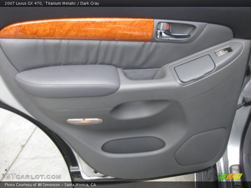 Titanium Metallic / Dark Gray 2007 Lexus GX 470