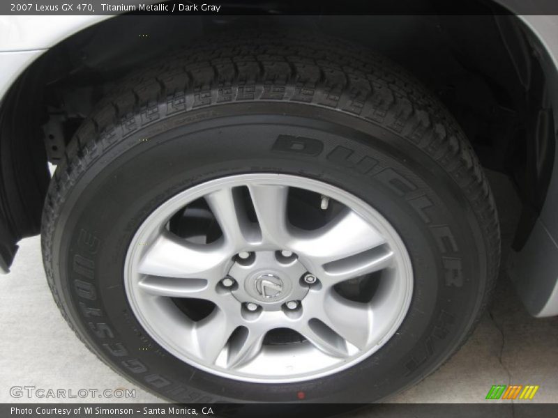 Titanium Metallic / Dark Gray 2007 Lexus GX 470