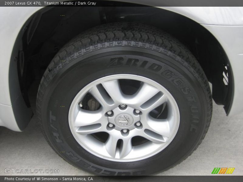 Titanium Metallic / Dark Gray 2007 Lexus GX 470