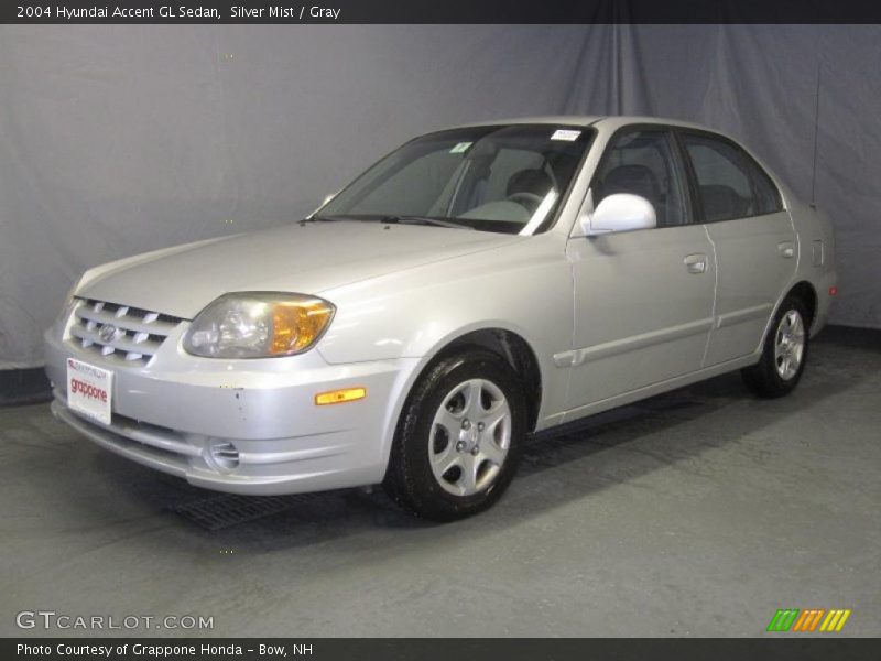 Silver Mist / Gray 2004 Hyundai Accent GL Sedan