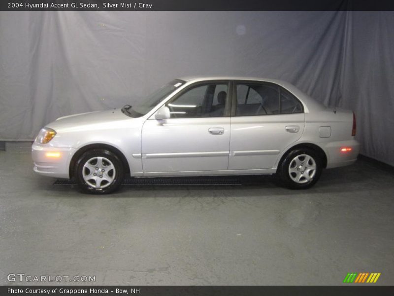 Silver Mist / Gray 2004 Hyundai Accent GL Sedan