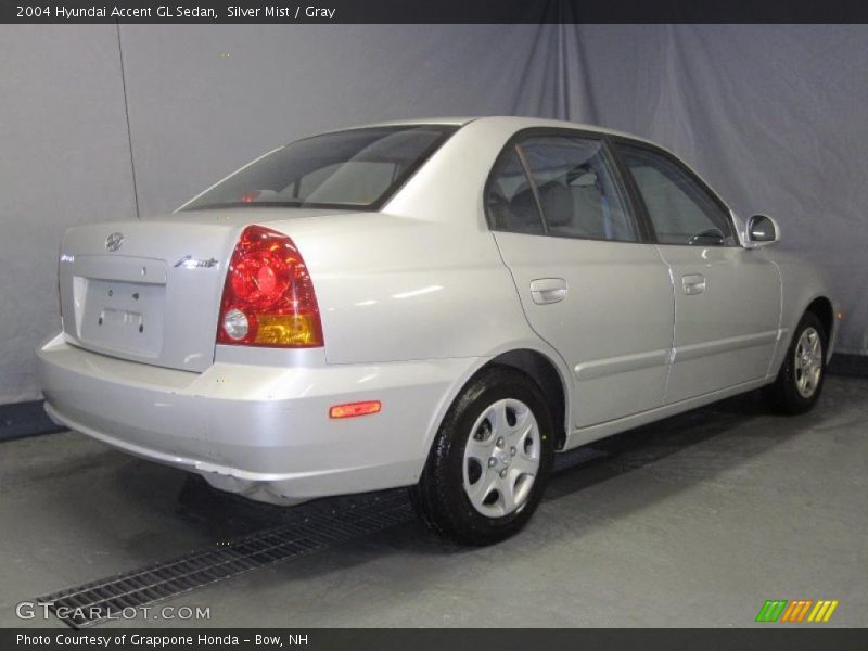 Silver Mist / Gray 2004 Hyundai Accent GL Sedan
