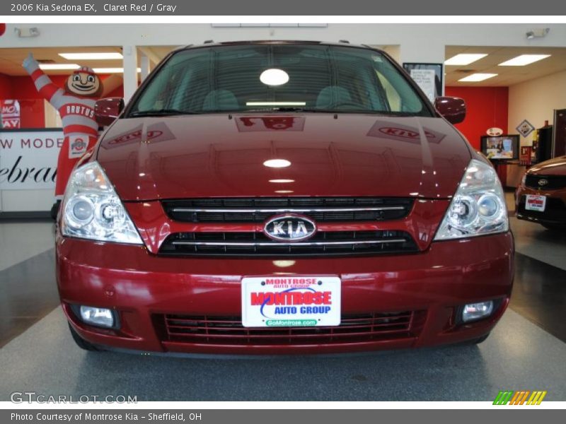 Claret Red / Gray 2006 Kia Sedona EX