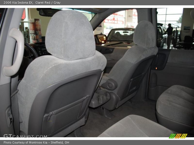 Claret Red / Gray 2006 Kia Sedona EX