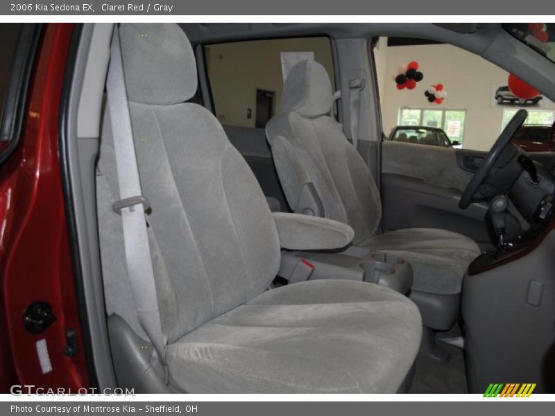 Claret Red / Gray 2006 Kia Sedona EX