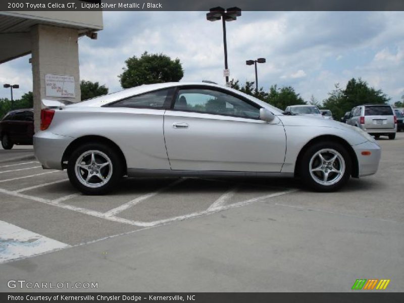 Liquid Silver Metallic / Black 2000 Toyota Celica GT