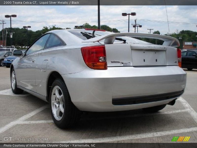 Liquid Silver Metallic / Black 2000 Toyota Celica GT