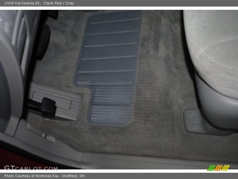 Claret Red / Gray 2006 Kia Sedona EX