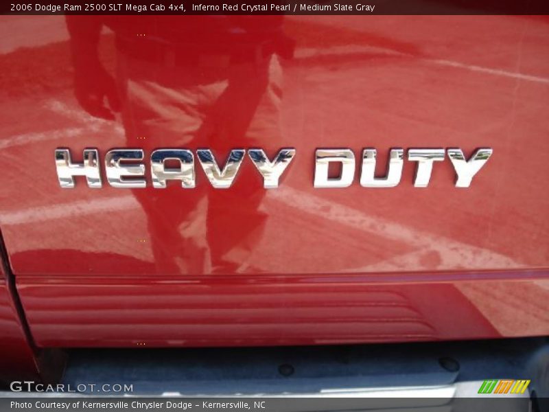 Inferno Red Crystal Pearl / Medium Slate Gray 2006 Dodge Ram 2500 SLT Mega Cab 4x4